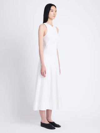 JUNO DRESS IN BRODERIE ANGLAISE