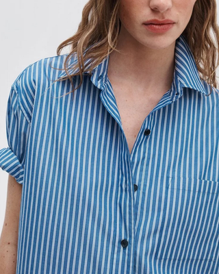 CONNIE SS STRIPE SHIRT