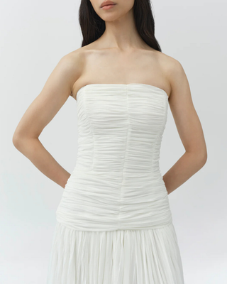 DANIELLE CRINKLE JERSEY BUSTIER