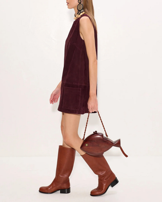 DELPHINE SUEDE MINI DRESS