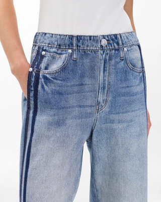 MIRAMAR TERRY WIDE LEG TRACK PANT