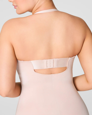 STRAPLESS MID THIGH BODYSUIT