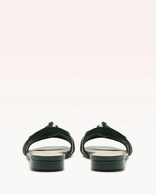 GROSGRAIN RAFFIA SANDAL