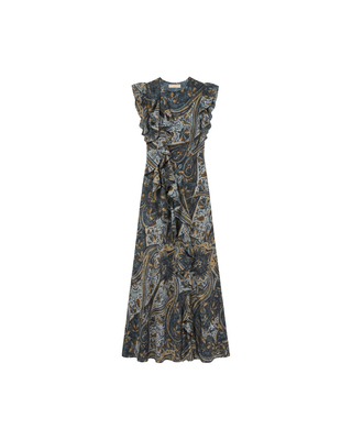 AMELINE SILK DRESS