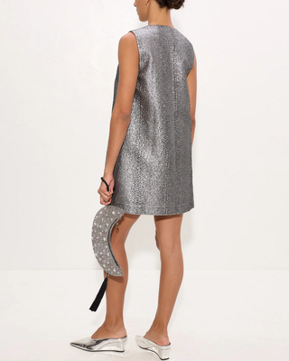 FOUNTAIN METALLIC MINI DRESS