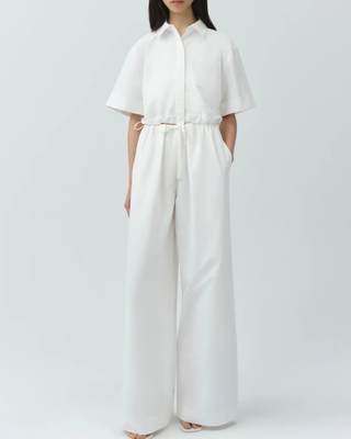 RYETT S/S CROPPED SHIRT