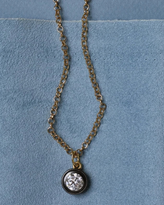 RHODIUM BEZEL CHARM