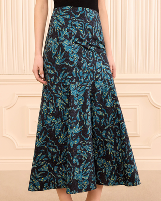 CLARISSE TRUMPET MIDI SKIRT
