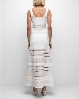 FITZGERALD OPEN STITCH KNIT TANK