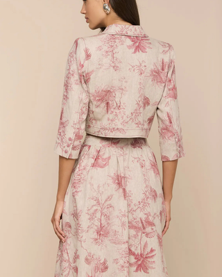 EDA 3/4 SLEEVE CROP JACKET