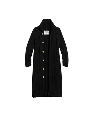 COTSWOLDS CABLE KNIT COAT