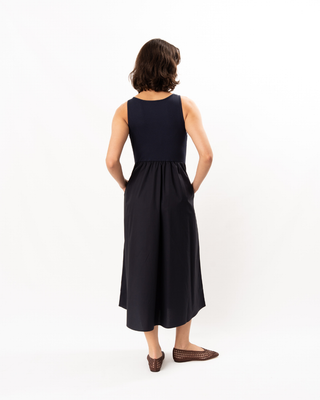 SLEEVELESS TANK MIDI DRESS