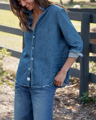 EILEEN RELAXED BUTTON-UP SHIRT