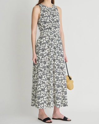 TEXTURED BALI TANK DRESS