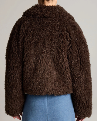 FAUX FUR CROPPED JACKET