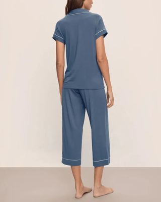 GISELE SHORT SLEEVE CROP PJ SET