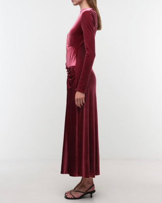 FERRERA L/S MIDI DRESS