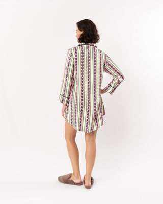 CHAIN STRIPE SLEEP SHIRT
