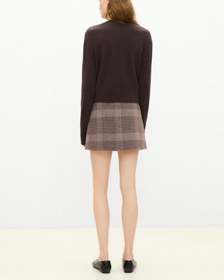 CREWNECK BUTTON CARDIGAN