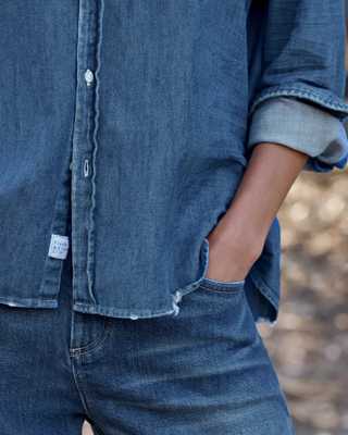 EILEEN RELAXED BUTTON-UP SHIRT