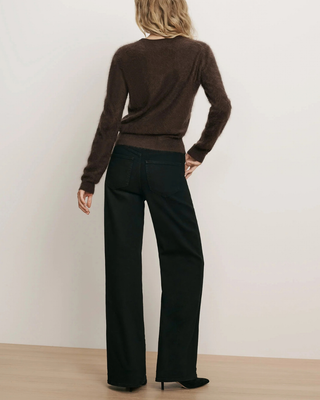 FRANKIE BRUSHED CASHMERE PULLOVER SWEATER