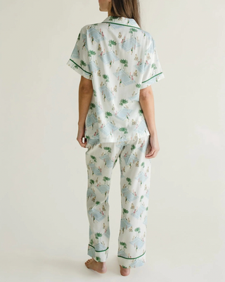 PALM COURTS PAJAMA PANTS SET