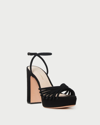 RIVKA LEATHER KNOT PLATFORM SANDAL