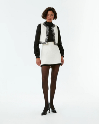 GUILIANA QUILTED SKIRT