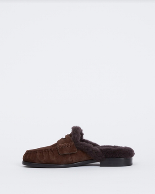 CARTER SHEARLING MULE