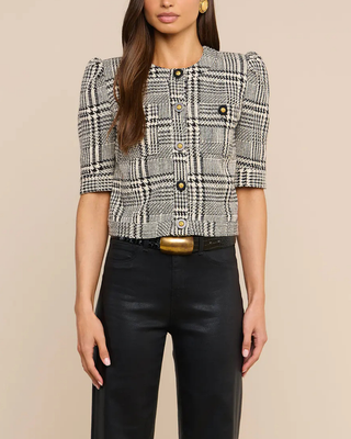 ALLEGRA CROPPED TWEED JACKET