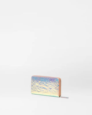 LEATHER LONG ZIP ROUND WALLET