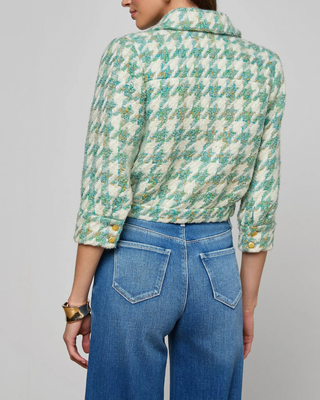 JIA CROP 3/4 SLV JACKET