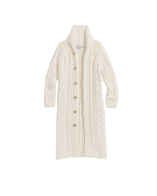 COTSWOLDS CABLE KNIT COAT