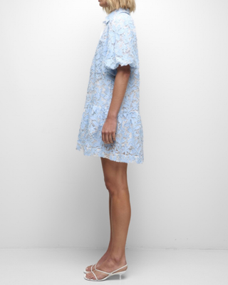 CRISSY COTTON LACE MINI DRESS