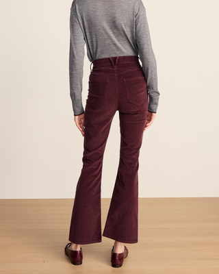 CARSON CORDUROY KICK-FLARE JEAN