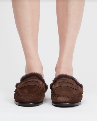 CARTER SHEARLING MULE