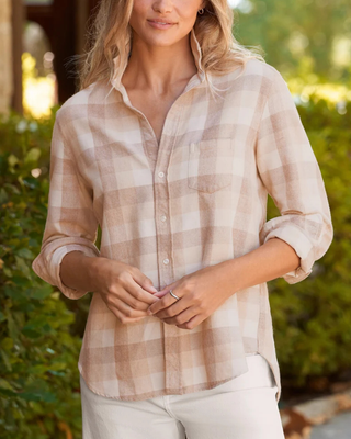 EILEEN RELAXED BUTTON-UP SHIRT