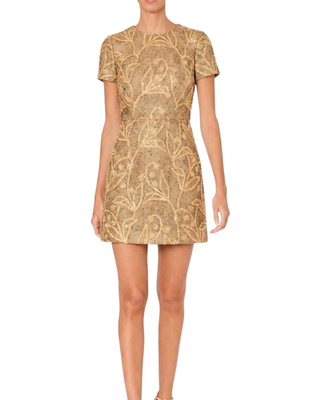 DAISY EMBROIDERED LACE MINI DRESS