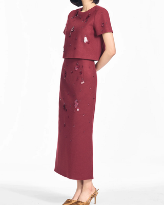 EMBELLISHED NADINE TOP