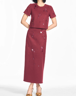 EMBELLISHED NADINE TOP