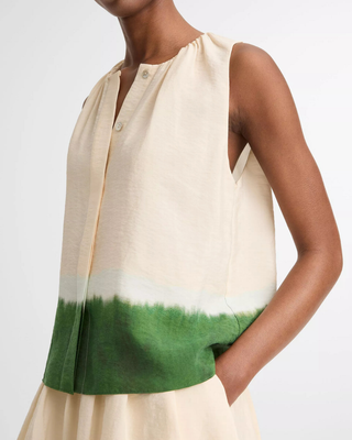 DIE DYE A-LINE SLEEVELESS TOP