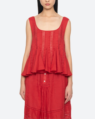 PIPPA SOLID SLEEVELESS TOP