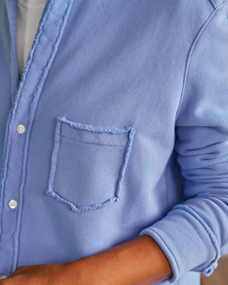 EILEEN SWEATSHIRT BUTTON-UP