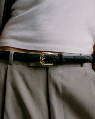 KENNEDY MINI CALF-HAIR BELT