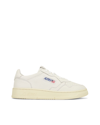 MEDALIST LOW SNEAKERS IN GOATSKIN COLOR WHITE