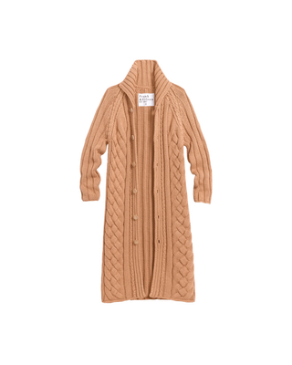 COTSWOLDS CABLE KNIT COAT