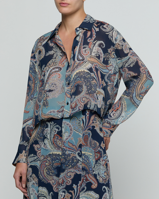 COSETTE CROP HI LOW SHIRT
