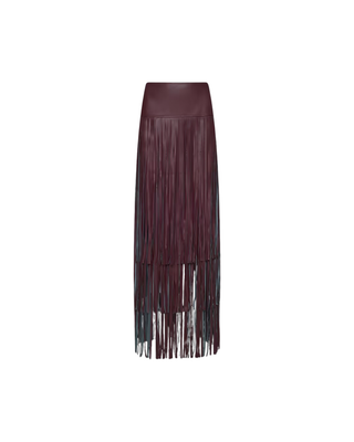 KAROLINE MAXI FRINGE SKIRT