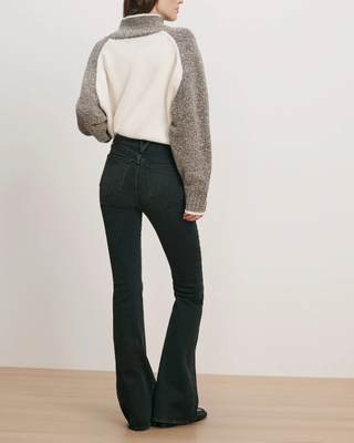 BEVERLY MID RISE SKINNY FLARE JEAN
