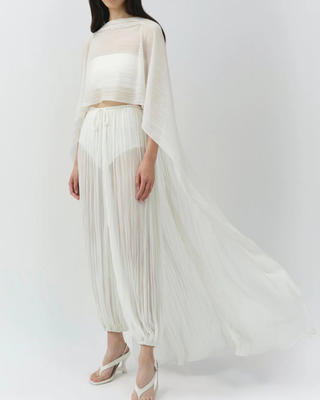 GENOA SHEER JERSEY CAPE